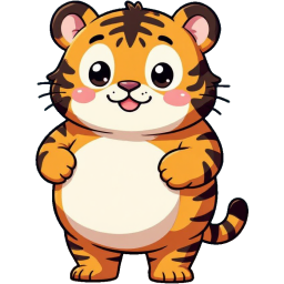 Fat Tiger sticker